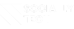 Socially Tech LTD White Logo